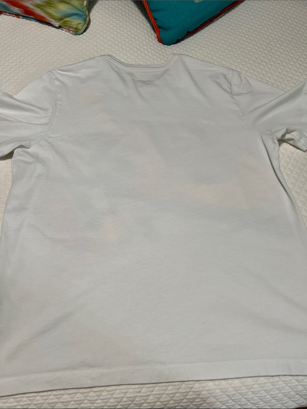 Jordan Unisex White Short Sleeve Tee with Multicolor Jumpman Graphic - Picture 5 of 6